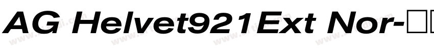 AG Helvet921Ext Nor字体转换 AG Helvet921Ext Nor字体转换
